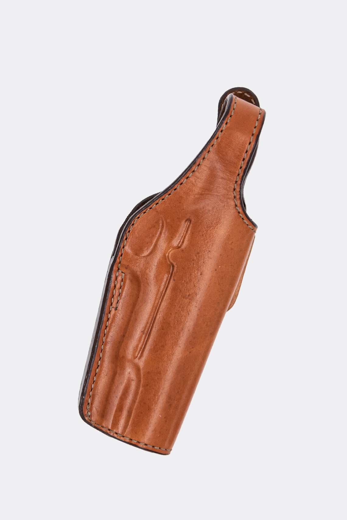 Suede Lined Thumbsnap Belt Slide Pistol Holster | Bianchi Leather