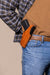 Thumbsnap Suede Lined Belt Slide Holster - Pistol